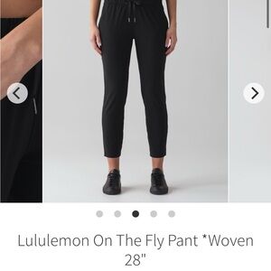 🖤 Lululemon Athletica Black on the fly pant
Looks new size 2